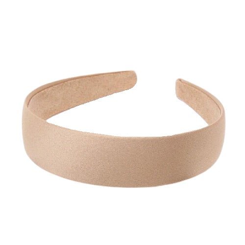 serre tete satin beige serre tete satin beige