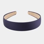 serre tete satin bleu marine meolina