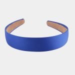 serre tete satin bleu meolina