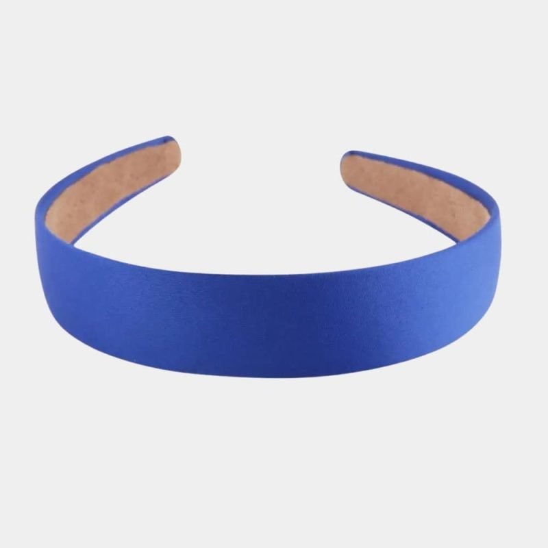 serre tete satin bleu meolina