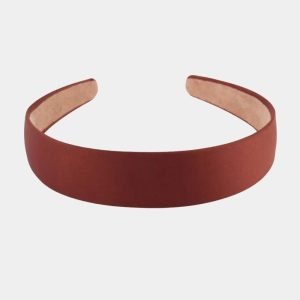 serre tete satin marron meolina