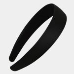 serre tete satin noir meolina