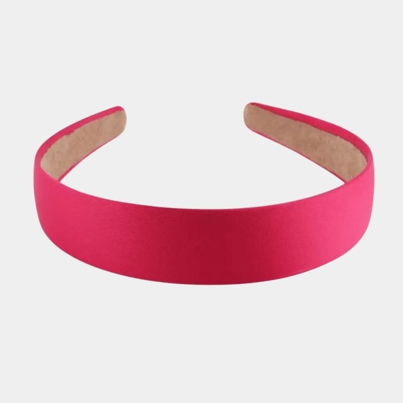 serre tete satin rose cerise meolina