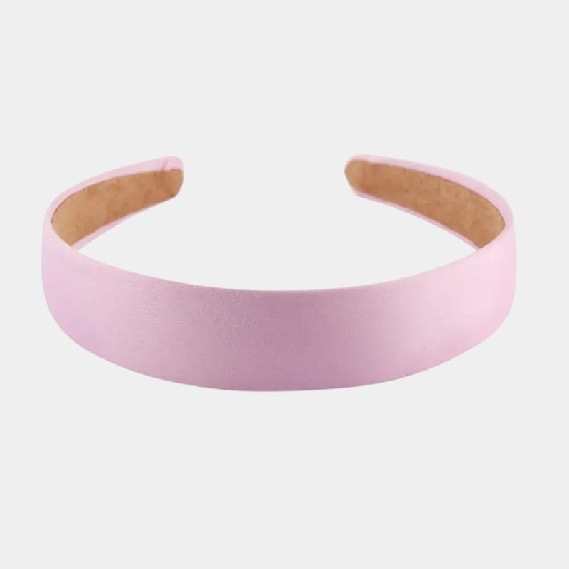 serre tete satin rose meolina