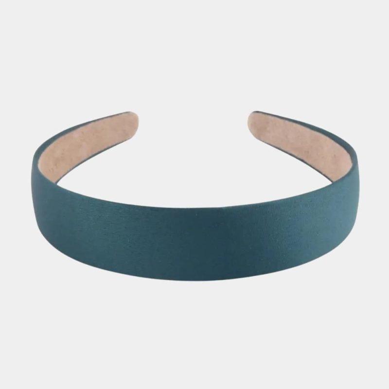 serre tete satin vert meolina