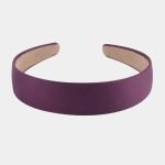 serre tete satin violet meolina