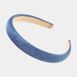 serre tete simili cuir bleu meolina