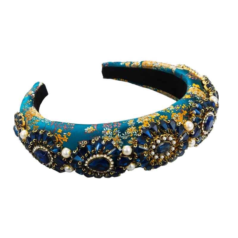 serre tete strass bleu saphir serre tete strass bleu saphir