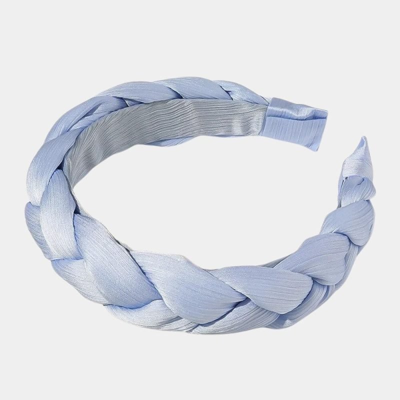 serre tete tresse bleu meolina