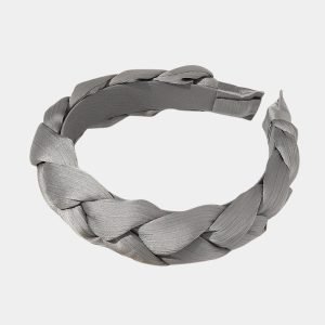 serre tete tresse gris meolina