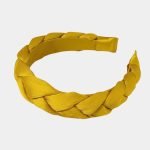 serre tete tresse jaune meolina