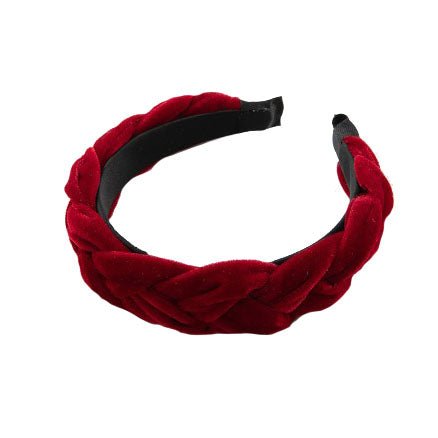 serre tete tresse velours rouge serre tete tresse velours rouge