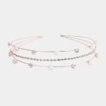 serre tete triple dore strass perles meolina 2