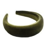 serre tete velours kaki