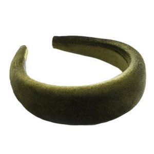 serre tete velours kaki