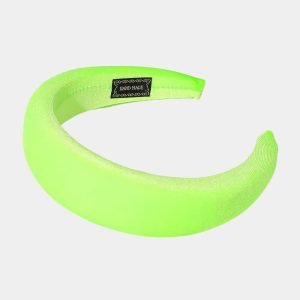 serre tete vert citron epais velours meolina