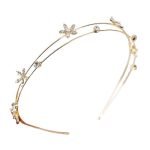 tiare fleur strass or