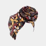 turban africain marron large meolina