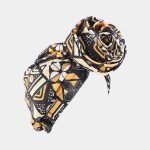 turban africain noir large meolina
