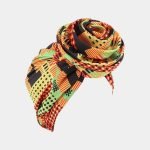 turban africain orange large meolina