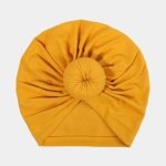 turban bebe jaune noeud meolina