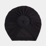 turban bebe noir noeud meolina