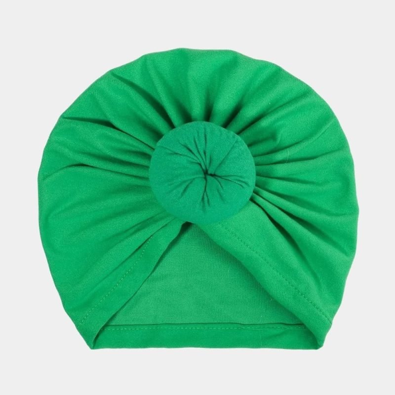 turban bebe vert noeud meolina
