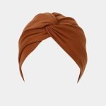 turban croise marron meolina 4