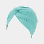 turban croise turquoise meolina