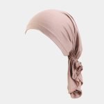 turban foulard marron meolina