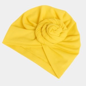 turban jaune gros noeud meolina