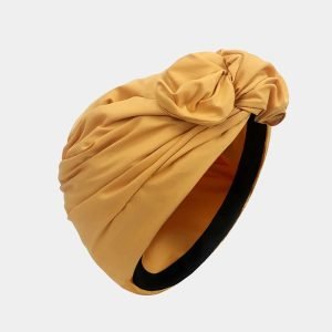 turban jaune noeud meolina