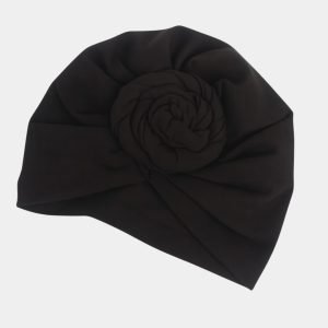 turban noir gros noeud meolina
