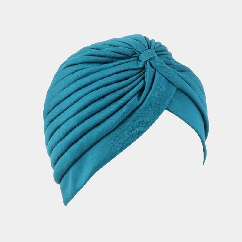 turban plisse bleu sarcelle meolina turban plisse bleu sarcelle meolina