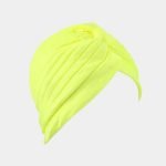 turban plisse jaune fluo meolina