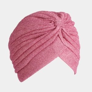 turban rose paillettes meolina