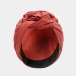 turban rouge rouille noeud meolina 2