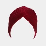 turban rouge velours meolina 3