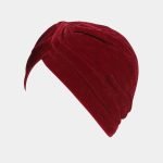turban rouge velours meolina 4