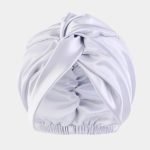 turban satin argent meolina