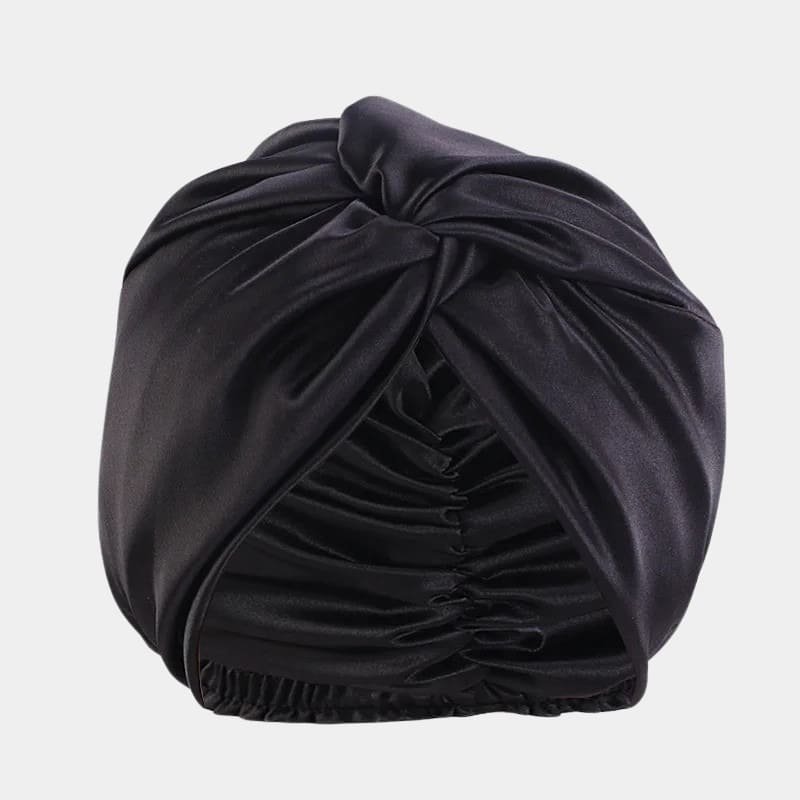 turban satin noir meolina turban satin noir meolina