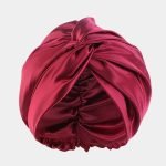 turban satin rouge meolina